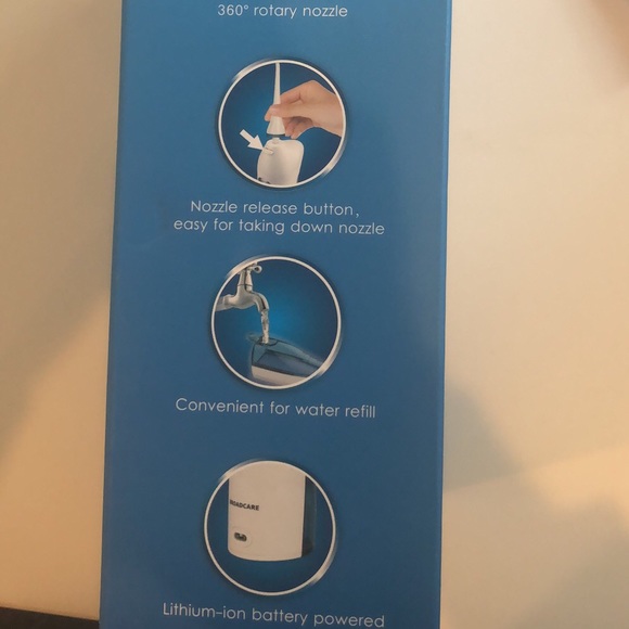 Broadcare Portable Cordless Water Pick Flosser - Picture 5 of 5